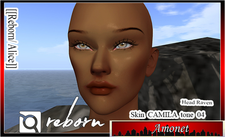 Second Life Marketplace - [Amonet]]Skin -Camila Tone 04- Raven Lelutka EVOX